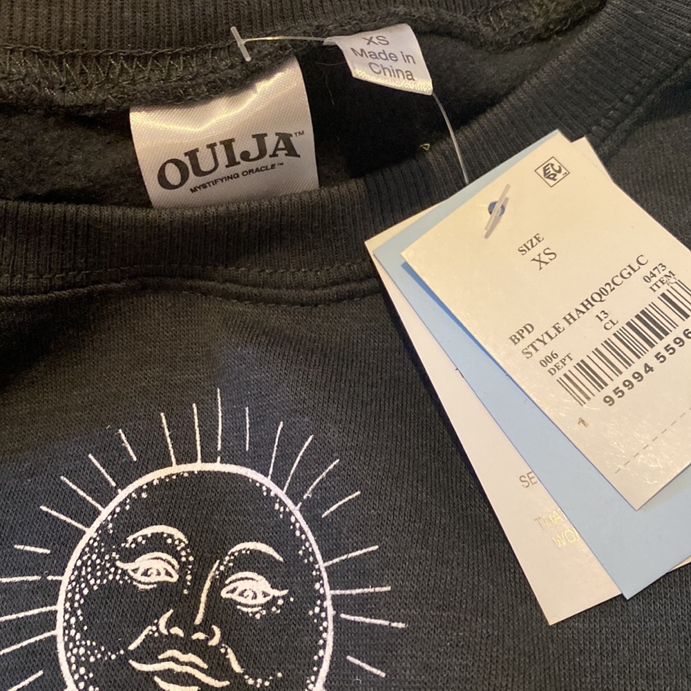 NWT OUIJA sweatshirt - Picture 3 of 3